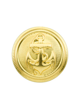 7/8" Gold Crest hank Buttons, 3 Packages 