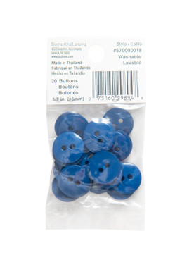 5/8" Navy Buttons, 3 Packages 