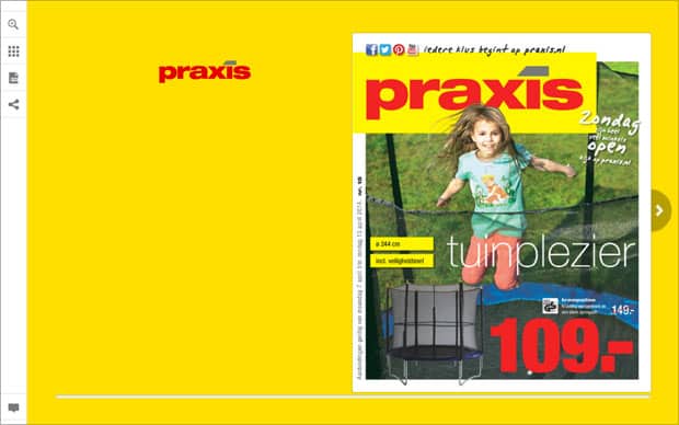 Praxis example branded online catalog.