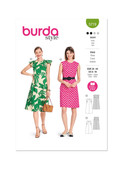 Burda Style Sewing Patterns BUR5719 | Burda Style Sewing Pattern 5719 Misses' Dress | Front of Envelope