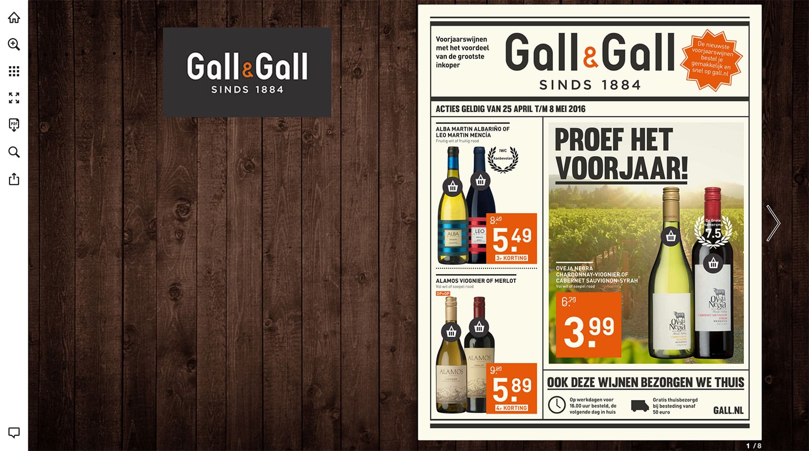 Example of Gall & Gall - Publitas online catalog.