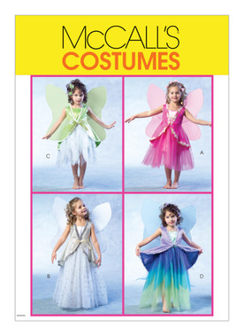McCall's M4887 (Digital) | Children's/Girls' Fairy Costumes | Front of Envelope