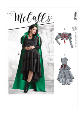 McCall's M8127 (Digital) | Misses' Costume | Front of Envelope