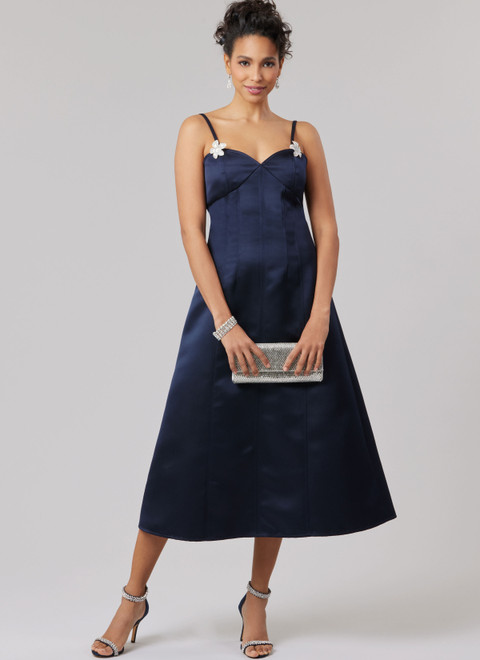 McCall's M8577 | McCall's Sewing Pattern Misses' Dress with Sleeve and Length Variations