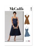 McCall's M8577 | McCall's Sewing Pattern Misses' Dress with Sleeve and Length Variations | Front of Envelope