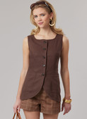 McCall's M8585 | McCall's Sewing Pattern Misses' and Women's Top, Shorts and Skirt with Petite Lines