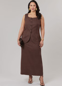 McCall's M8585 | McCall's Sewing Pattern Misses' and Women's Top, Shorts and Skirt with Petite Lines