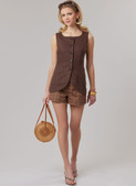 McCall's M8585 | McCall's Sewing Pattern Misses' and Women's Top, Shorts and Skirt with Petite Lines