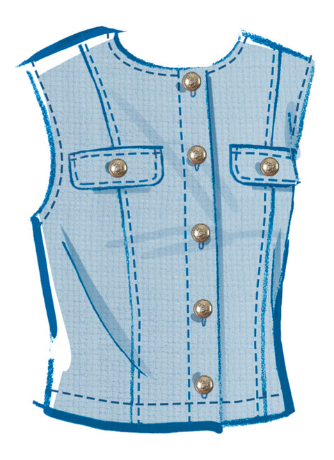 McCall's M8586 | McCall's Sewing Pattern Misses' Top and Skirt in Two Lengths