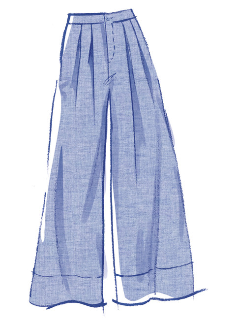 McCall's M8588 | McCall's Sewing Pattern Unisex Pants in Two Lengths
