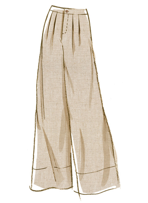 McCall's M8588 | McCall's Sewing Pattern Unisex Pants in Two Lengths