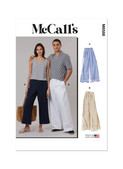 McCall's M8588 | McCall's Sewing Pattern Unisex Pants in Two Lengths | Front of Envelope