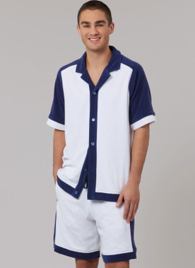 McCall's M8590 | McCall's Sewing Pattern Men's Top, Shorts and Pants