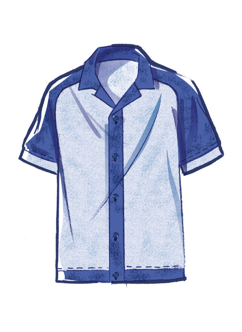 McCall's M8590 | McCall's Sewing Pattern Men's Top, Shorts and Pants