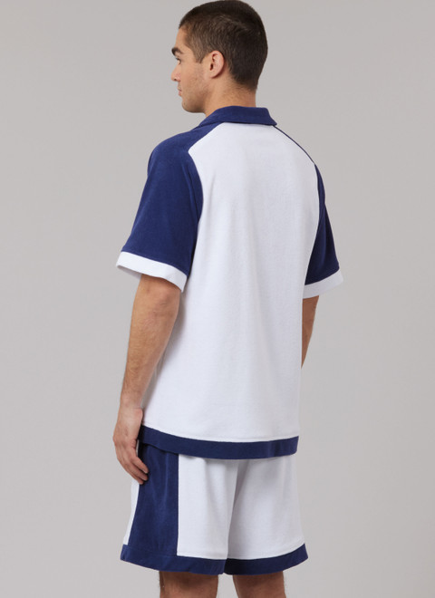 McCall's M8590 | McCall's Sewing Pattern Men's Top, Shorts and Pants
