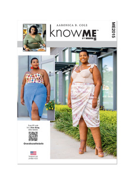 Know Me ME2015 (Digital) | Women's Lined Bustier and Skirt by Aaronica B. Cole | Front of Envelope