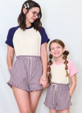 Know Me ME2123 | Girls' and Misses' T-Shirt and Shorts by Holly Darling