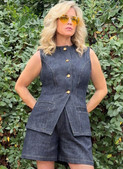 Know Me ME2125 | Misses' Vest and Shorts by Lynn Brannelly