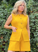 Know Me ME2125 | Misses' Vest and Shorts by Lynn Brannelly