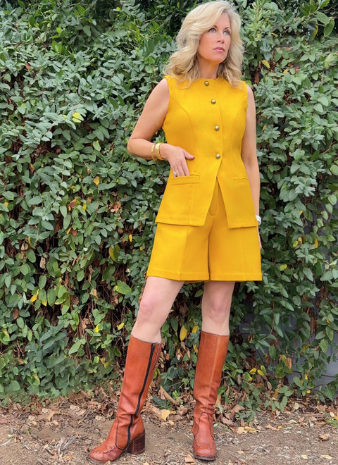 Know Me ME2125 | Misses' Vest and Shorts by Lynn Brannelly