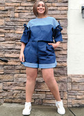 Know Me ME2127 | Misses' and Women's Top with Detachable Sleeves and Shorts by Keechii B Style