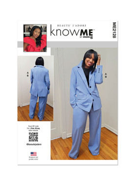 Know Me ME2128 | Misses' Jacket and Pants by Beaute' J'adore | Front of Envelope
