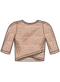 New Look N6791 | New Look Sewing Pattern Misses' Knit Tops
