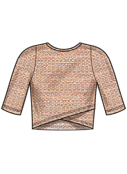 New Look N6791 | New Look Sewing Pattern Misses' Knit Tops