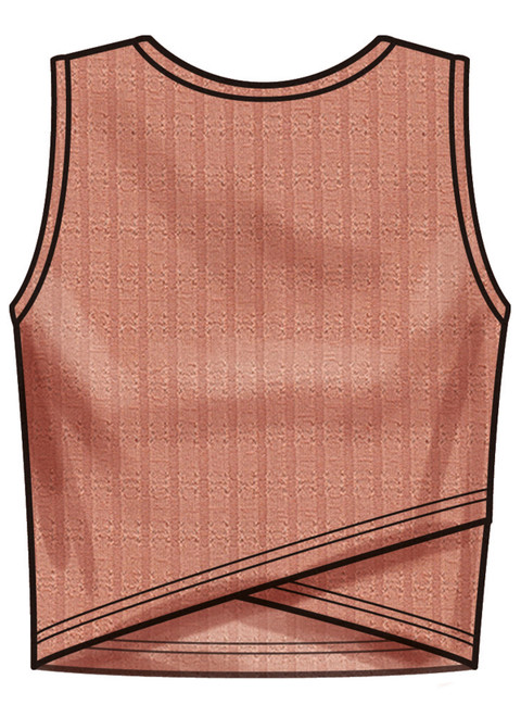 New Look N6791 | New Look Sewing Pattern Misses' Knit Tops