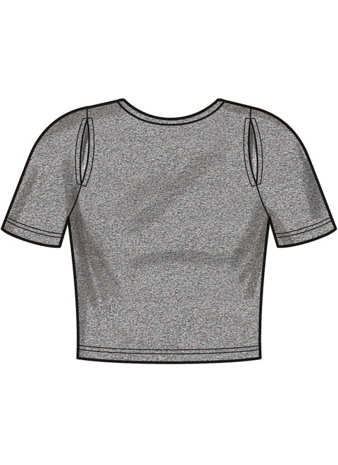 New Look N6791 | New Look Sewing Pattern Misses' Knit Tops