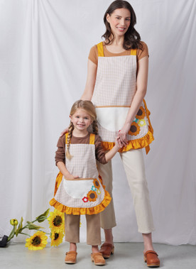Simplicity S3119 | Simplicity Sewing Pattern Children and Misses' Aprons and Kitchen Accessories
