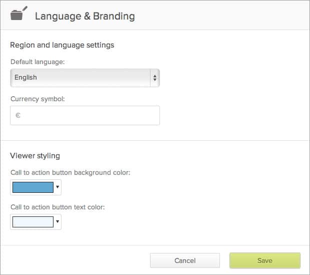 Currency options in publitas: Product Update: Synchronize with product feed