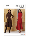 Vogue Patterns V2064 | Misses' Knit Dresses | Front of Envelope