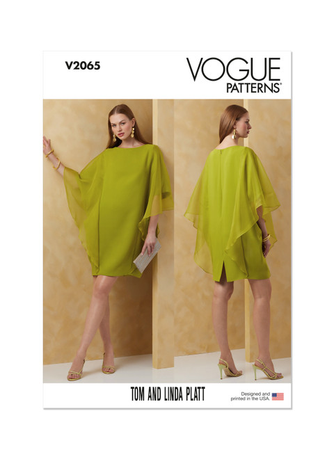 Vogue Patterns V2065 | Misses' Dress by Tom And Linda Platt | Front of Envelope