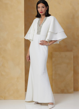 Vogue Patterns V2066 | Misses' Dress by Badgley Mischka