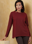 Vogue Patterns V2067 | Misses' Knit Top and Jacket by Marcy Tilton