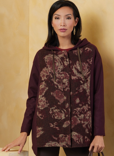 Vogue Patterns V2067 | Misses' Knit Top and Jacket by Marcy Tilton