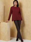 Vogue Patterns V2067 | Misses' Knit Top and Jacket by Marcy Tilton