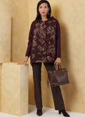 Vogue Patterns V2067 | Misses' Knit Top and Jacket by Marcy Tilton