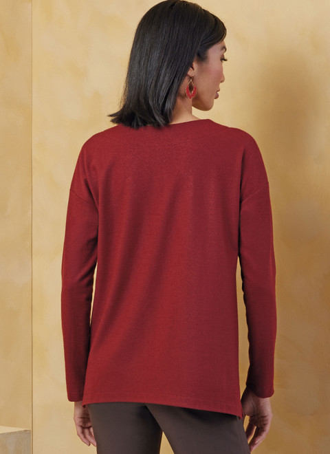 Vogue Patterns V2067 | Misses' Knit Top and Jacket by Marcy Tilton