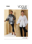 Vogue Patterns V2068 | Misses' Tops and Sash | Front of Envelope
