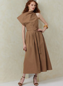 Vogue Patterns V2084 | Vogue Patterns Misses' Dress with Belt and Overbodice