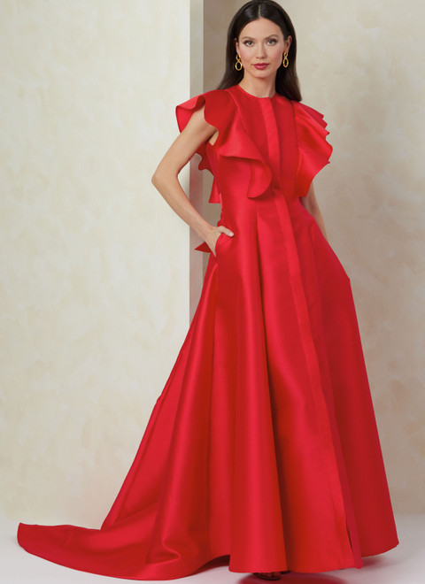Vogue Patterns V2087 | Vogue Patterns Misses' Dress with Sleeve and Length Variations
