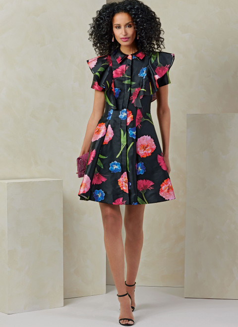 Vogue Patterns V2087 | Vogue Patterns Misses' Dress with Sleeve and Length Variations