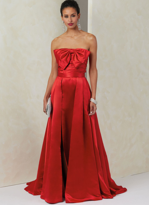 Vogue Patterns V2088 | Vogue Patterns Misses' Dress and Overskirt