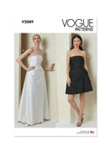 Vogue Patterns V2089 | Vogue Patterns Misses' Dress in Two Lengths | Front of Envelope