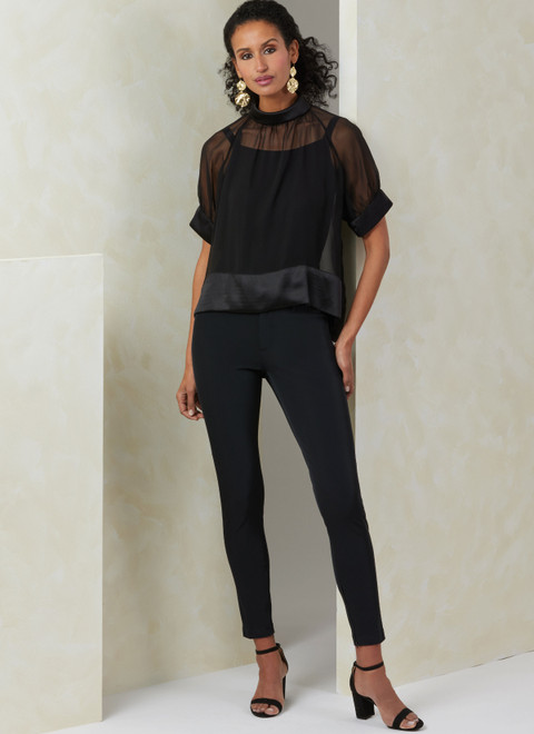Vogue Patterns V2090 | Vogue Patterns Misses' Top with Sleeve Variations