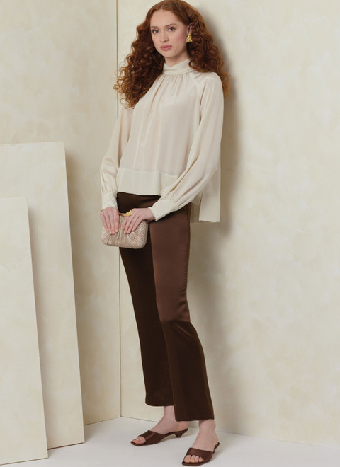 Vogue Patterns V2090 | Vogue Patterns Misses' Top with Sleeve Variations