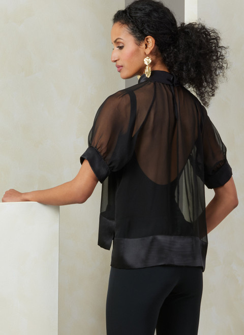 Vogue Patterns V2090 | Vogue Patterns Misses' Top with Sleeve Variations