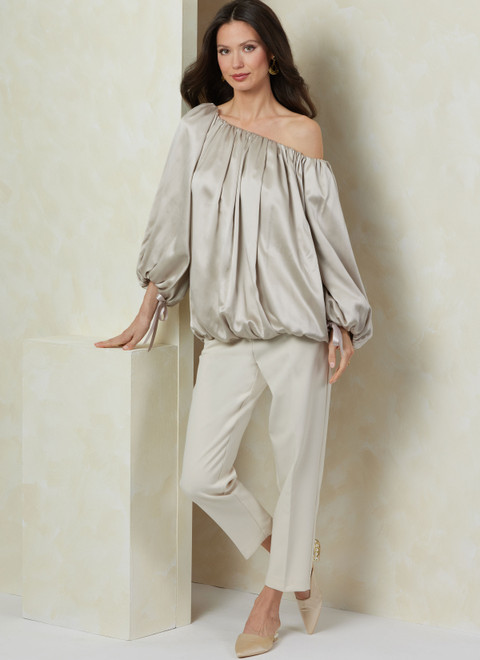 Vogue Patterns V2091 | Vogue Patterns Misses' Top with Length Variations